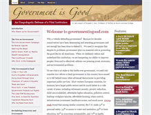 Tablet Screenshot of governmentisgood.com